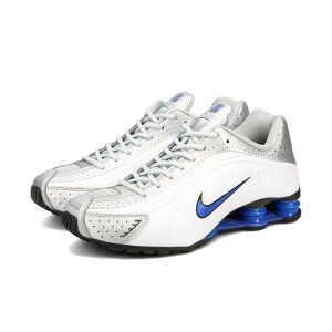 NIKE SHOX R4 iCL VbNX R4 Y Xj[J[ [Jbg WHITE/METALLIC SILVER/RACER BLUE/IRON GREY zCg HQ1988-100 [1]