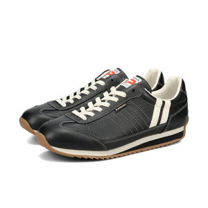 PATRICK MARATHON-L MADE IN JAPAN ���{�� �p�g���b�N �}���\�� ���U�[ BLACK 98701