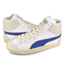 【プライスダウン】 15時迄のご注文で即日発送可 PUMA CLYDE MID BBALL RHUIGI プーマ クライド ミッド BBALL ルイージ メンズ ミッドカット WHITE/ROYAL SAPPHIRE ホワイト 391335-01