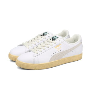 y50%OFFz PUMA CLYDE VINTAGE v[} NCh Be[W Y Xj[J[ [Jbg WHITE/LIGHT STRAW/WARM zCg 394687-04