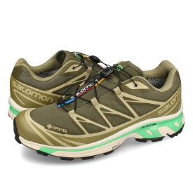 15時までのご注文で即日発送 SALOMON XT-6 GTX 【GORE-TEX】 サロモン エックスティー 6 ゴアテックス メンズ レディース スニーカー ローカット OLIVE NIGHT/DRIED HERB/ALMOND MILK カーキグリーン l47292300