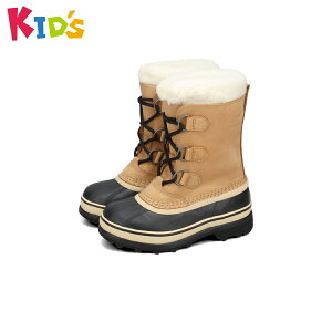 �y50%OFF�z SOREL YOUTH CARIBOU WP �\���� ���[�X �J���u�[ �E�H�[�^�[�v���[�t �L�b�Y �u�[�c �h�� BUFF �o�t ly1000-281