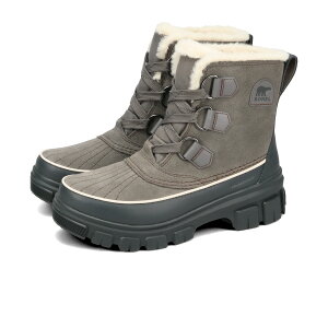 �y30%OFF�z SOREL TIVOLI V WATERPROOF �\���� �e�B�{��5 �E�H�[�^�[�v���[�t ���f�B�[�X �u�[�c QUARRY/GRILL �O���[ NL5113-052