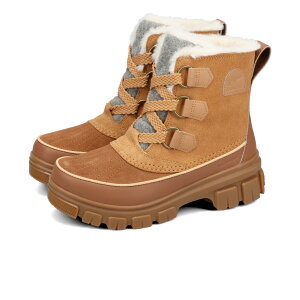 �y30%OFF�z SOREL TIVOLI V WATERPROOF �\���� �e�B�{�� 5 �E�H�[�^�[�v���[�t ���f�B�[�X �u�[�c TAWNY BUFF/VELVET TAN �u���E�� NL5113-253