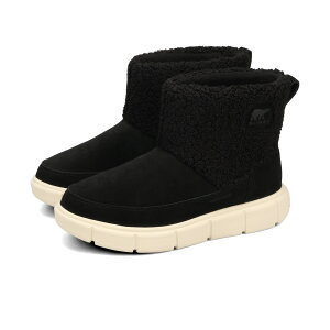 �y30%OFF�z SOREL EXPLORER III SLIP-ON COZY WATERPROOF �\���� �G�N�X�v���[���[ 3 �X���b�|�� �R�[�W�[ �E�H�[�^�[�v���[�t ���f�B�[�X �u�[�c BLACK/CHALK �u���b�N NL5121-010