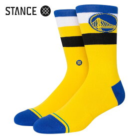 STANCE SOCKS WARRIORS ST CREW スタンス ソックス ウォーリアーズ ST クルー ROYAL 【追跡可能メール便・日時指定不可】