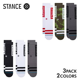 15時迄のご注文で即日発送可 STANCE SOCKS THE OG 3 PACK スタンス ソックス ザ オージー 3パック MULTI a556c20og3