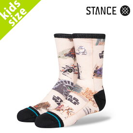 STANCE SOCKS ROTJ KIDS 【STAR WARS】 スタンス ソックス リターン オブ ザ ジェダイ キッズ 子ども 靴下 SAND ベージュ K555B23ROT#SAN 【追跡可能メール便・日時指定不可】