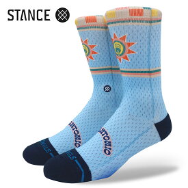 STANCE SOCKS SAS CE25 スタンス ソックス サンアントニオ・スパーズ 2025 シティ エディション メンズ レディース 靴下 A556D24SAS【追跡可能メール便・日時指定不可】