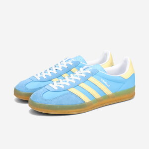 yvCX_Ez adidas GAZELLE INDOOR W AfB_X Kbc[ K[ ChA EBY fB[X Xj[J[ [Jbg SEMI BLUE BURST/ALMOST YELLOW/FTWR WHITE u[ IE2960
