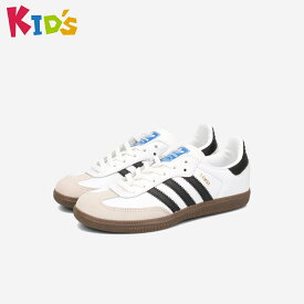 【プライスダウン】 adidas SAMBA OG KIDS アディダス サンバ OG キッズ 子ども スニーカー ローカット FTWR WHITE/CORE BLACK/GUM ホワイト IE3677