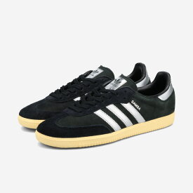 【プライスダウン】 adidas SAMBA OG アディダス サンバ OG メンズ レディース スニーカー ローカット CORE BLACK/MATTE SILVER/ALMOST YELLOW ブラック IE8128