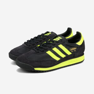 【お買い物マラソンSALE】 adidas SL 72 RS アディダス SL 72 RS メンズ レディース スニーカー ローカット CORE BLACK/SOLAR YELLOW/GOLD METALLIC ブラック IG4647