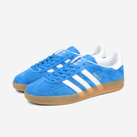 【30%OFF】 adidas GAZELLE INDOOR アディダス ガゼル ガッツレー インドア メンズ レディース スニーカー ローカット BLUEBIRD/FTWR WHITE/GUM ブルー JI2061