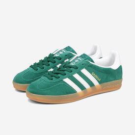 【20%OFF】 adidas GAZELLE INDOOR アディダス ガゼル ガッツレー インドア メンズ レディース スニーカー ローカット COLLEGE GREEN/FTWR WHITE/GUM グリーン JI2062