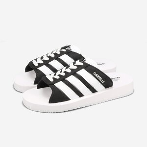 y}\SALEz adidas GAZELLE BEACH SLIDES AfB_X K[ Kbc[ r[` XCh Y fB[X T_ CORE BLACK/FTWR WHITE/FTWR WHITE ubN JQ7421