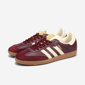 adidas SAMBA OG アディダス サンバ OG メンズ レディース スニーカー ローカット MAROON/CREAM WHITE/GOLD METALLIC ワインレッド ID0477