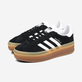 【プライスダウン】 adidas GAZELLE BOLD W アディダス ガゼル ガッツレー ボールド ウィメンズ メンズ レディース スニーカー ローカット CORE BLACK/FTWR WHITE/FTWR WHITE ブラック IE0876