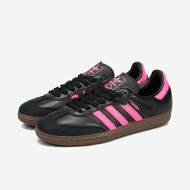 【プライスダウン】 adidas SAMBA OG アディダス サンバ OG メンズ レディース スニーカー ローカット CORE BLACK/LUCID PINK/GUM ブラック JS1386