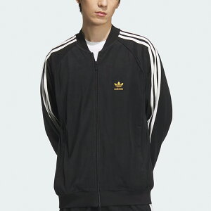 yvCX_Ez adidas SST TERRY TRACK TOP AfB_X SST e[ gbN gbv Y fB[X gbNWPbg BLACK/GOLD METALLIC ubN JX8971