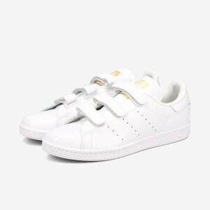 adidas STAN SMITH CF AfB_X X^X~X CF Y fB[X Xj[J[ [Jbg FTWR WHITE/FTWR WHITE/GOLD METALLIC zCg S75188