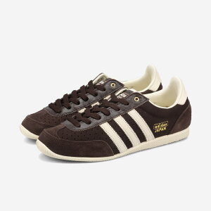 �y30%OFF�z adidas JAPAN �A�f�B�_�X �W���p�� ���f�B�[�X �X�j�[�J�[ ���[�J�b�g AURORA COFFEE/CREAM WHITE/GOLD METALLIC �u���E�� IH1613