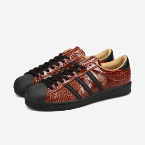 adidas SUPERSTAR VINTAGE AfB_X X[p[X^[ Be[W Y Xj[J[ [Jbg FOX BROWN/CORE BLACK/GOLDEN BEIGE uE JQ3258