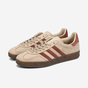 adidas GAZELLE INDOOR AfB_X K[ Kbc[ ChA Y fB[X Xj[J[ [Jbg TRACE KHAKI/FOX BROWN/FTWR WHITE x[W JQ8387