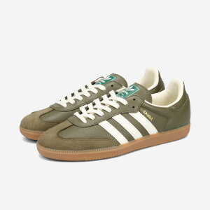 adidas SAMBA OG AfB_X To OG Y fB[X Xj[J[ [Jbg MEDIUM DARK KHAKI/OFF WHITE/GUM J[LO[ JR0890