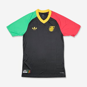 adidas JAMAICA NATIONALTEAM 2026 AWAY PRE-MATCH JERSEY �A�f�B�_�X �W���}�C�J��\ 2026 �A�E�F�C �v���}�b�` �W���[�W�[ �����Y ���f�B�[�X ���j�t�H�[�� BLACK �u���b�N KA1909