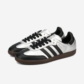 【30%OFF】 adidas SAMBA OG アディダス サンバ OG メンズ レディース スニーカー ローカット SILVER METALLIC/CORE BLACK/DARK BROWN シルバー KI8464