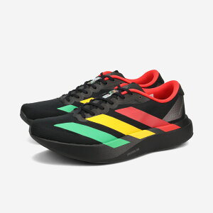 adidas ADIZERO EVO SL × BOB MARLEY �A�f�B�_�X �A�f�B�[�� �G���H SL × �{�u�E�}�[���[ �����Y ���f�B�[�X �X�j�[�J�[ ���[�J�b�g CORE BLACK/VIVID GREEN/BOLD GOLD �u���b�N KJ6160