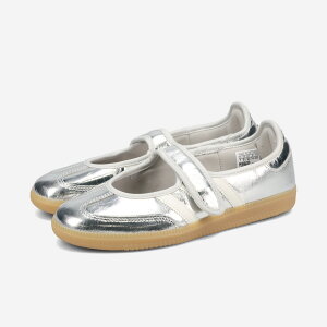adidas SAMBA JANE W �A�f�B�_�X �T���o �W�F�[�� �����Y ���f�B�[�X �X�j�[�J�[ ���[�J�b�g SILVER METALLIC/OFF WHITE/GUM �V���o�[ KK2502