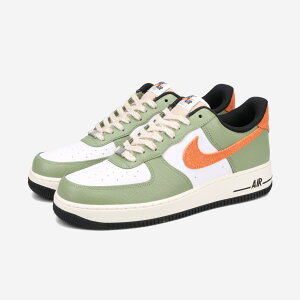NIKE AIR FORCE 1 '07 iCL GA tH[X 1 07 CO {f Y Xj[J[ [Jbg OIL GREEN/WHITE/SAIL/SAFETY ORANGE O[ FD0758-386