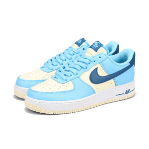 NIKE AIR FORCE 1 LOW '07 iCL GAtH[X 1 '07 [CO { Y Xj[J[ [Jbg QUARIUS BLUE/COURT BLUE/COCONUT MILK/WHITE u[ HF4837-407