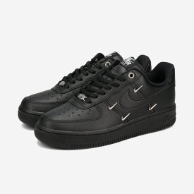 NIKE WMNS AIR FORCE 1 '07 LX ナイキ ウィメンズ エア フォース 1 '07 LX 海外限定 日本未発売 レディース スニーカー ローカット BLACK/METALLIC SILVER ブラック HQ1180-001