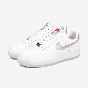 NIKE WMNS AIR FORCE 1 '07 LX yGLITTER SWOOSHz iCL EBY GA tH[X 1 '07 LX yOb^[XEbVz fB[X Xj[J[ [Jbg WHITE/WHITE/COOL GREY/MULTI COLOR zCg HQ3461-191