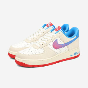NIKE AIR FORCE 1 LOW iCL GA tH[X 1 [ CO {f Y Xj[J[ [Jbg COCONUT MILK/SAIL/PHOTO BLUE/UNIVERSITY RED x[W HQ3618-113