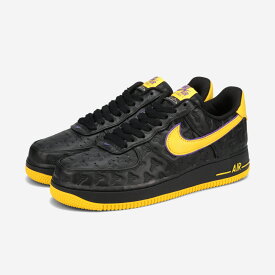 NIKE AIR FORCE 1 LOW × KOBE BRYANT ナイキ エア フォース 1 ロー × コービー・ブライアント 海外限定 日本未発売モデル メンズ スニーカー ローカット BLACK/VARSITY MAIZE/VARSITY PURPLE ブラック HV5122-001