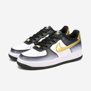NIKE AIR FORCE 1 LOW GS × FOOT LOCKER iCL GA tH[X 1 [ GS × tbgbJ[ CO {f fB[X Xj[J[ [Jbg WHITE/BLACK/METALLIC GOLD zCg HJ9286-100