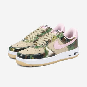 NIKE AIR FORCE 1 LOW RETRO iCL GA tH[X 1 [ g Y Xj[J[ [Jbg DESERT KHAKI/PINK FOAM/BLACK/WHITE }`J[ HQ1967-200