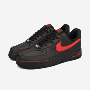NIKE AIR FORCE 1 '07 LV8 �i�C�L �G�A �t�H�[�X 1 '07 LV8 �����Y �X�j�[�J�[ ���[�J�b�g BLACK/UNIVERSITY RED/BLACK/BLACK �u���b�N HQ2037-005
