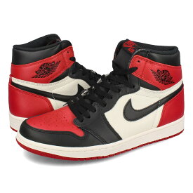 NIKE AIR JORDAN 1 RETRO HIGH OG 【BRED TOE】【つま赤】 ナイキ エア ジョーダン 1 レトロ ハイ OG GYM RED/BLACK/SUMMIT WHITE 555088-610