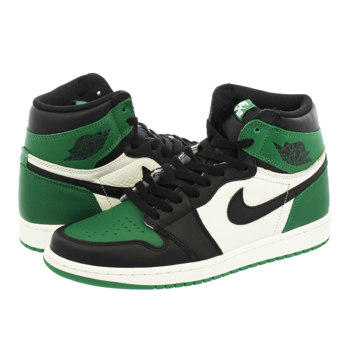 green and black nikes