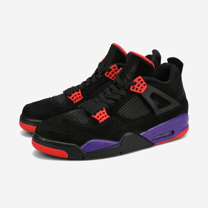 NIKE AIR JORDAN 4 RETRO 【RAPTORS】 ナイキ エア ジョーダン 4 レトロ NRG BLACK/COURT PURPLE/UNIVERSITY RED aq3816-065