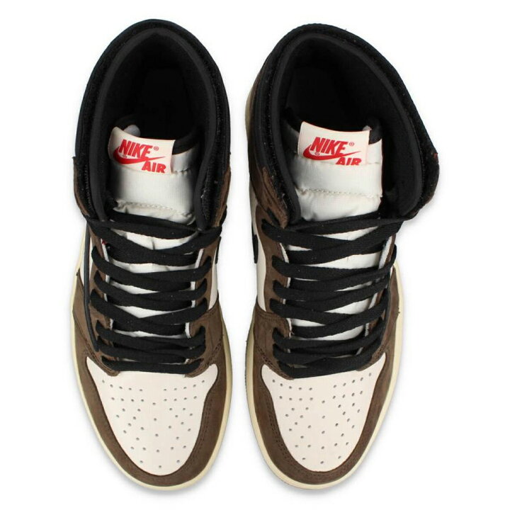 楽天市場 Nike Air Jordan 1 Retro High Travis Scott ナイキ エア ジョーダン 1 レトロ ハイ Sail Black Dark Mocha Cd4487 100 Select Shop Lowtex