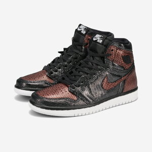 NIKE WMNS AIR JORDAN 1 RETRO HIGH OG -FEARLESS- iCL EBY GA W[_ 1 g nC OG -tBAX- fB[X Xj[J[ nCJbg BLACK/BLACK/MTLC ROSE GOLD ubN CU6690-006