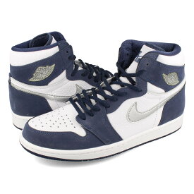 15時迄のご注文で即日発送可 NIKE AIR JORDAN 1 RETRO HIGH OG CO.JP ナイキ エア ジョーダン 1 レトロ ハイ OG CO.JP WHITE/MIDNIGHT NAVY/METALLIC SILVER dc1788-100