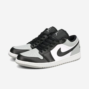 NIKE AIR JORDAN 1 LOW ySHADOW TOEz iCL GA W[_ 1 [ WHITE/BLACK/LIGHT SMOKE GREY 553558-052