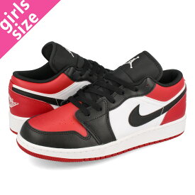 15時迄のご注文で即日発送可 NIKE AIR JORDAN 1 LOW GS 【BRED TOE】 ナイキ エア ジョーダン 1 ロー GS WHITE/BLACK/UNIVERSITY RED 553560-612